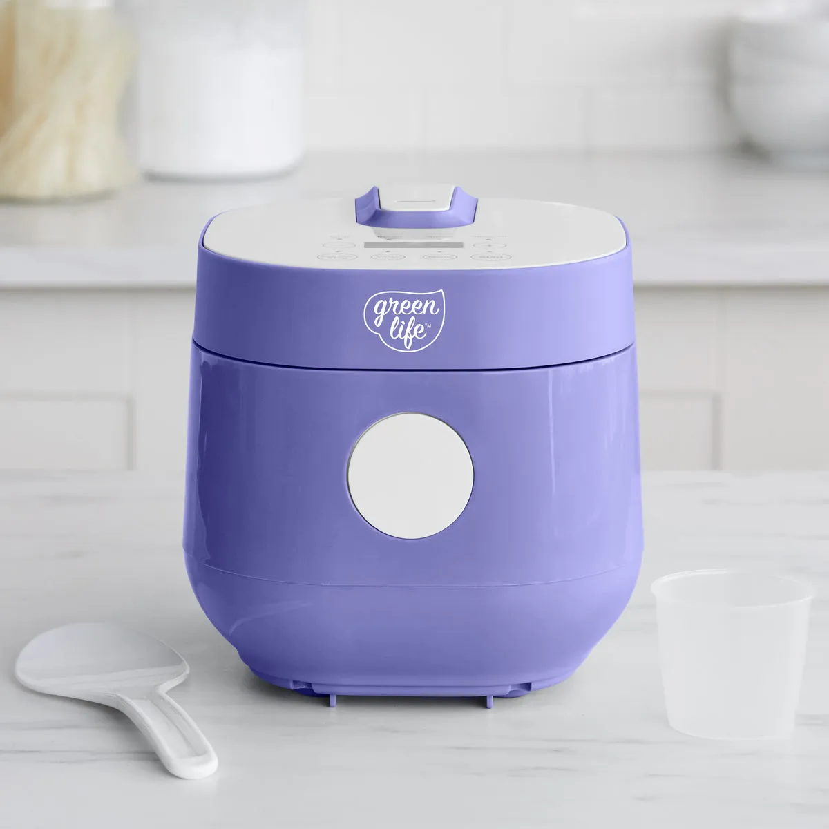 GreenLife 4-Cup Rice & Grains Cooker | Periwinkle