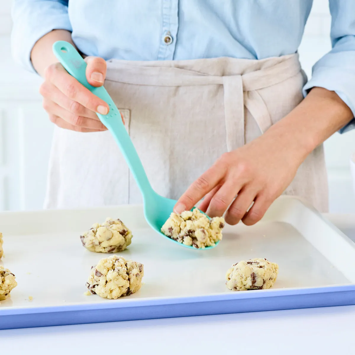 GreenLife Ceramic Nonstick 18" x 13" Cookie Sheet | Periwinkle