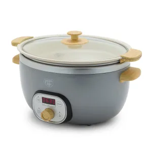 GreenLife Healthy Duo 6-Quart Slow Cooker | Quartz Gray