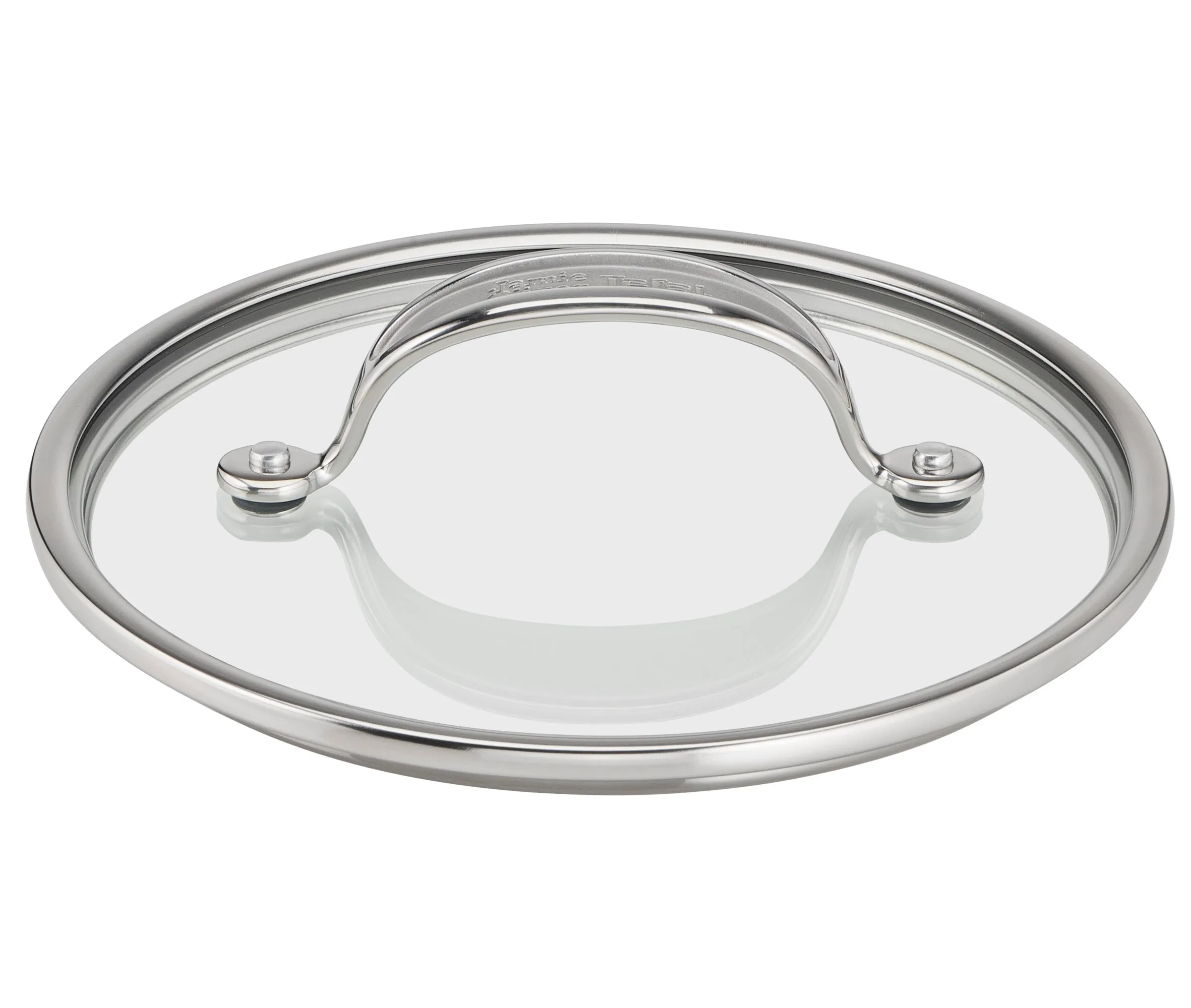 Jamie Oliver by Tefal Cooks Classic Non-Stick Induction Hard Anodised Saucepan   Lid 18cm