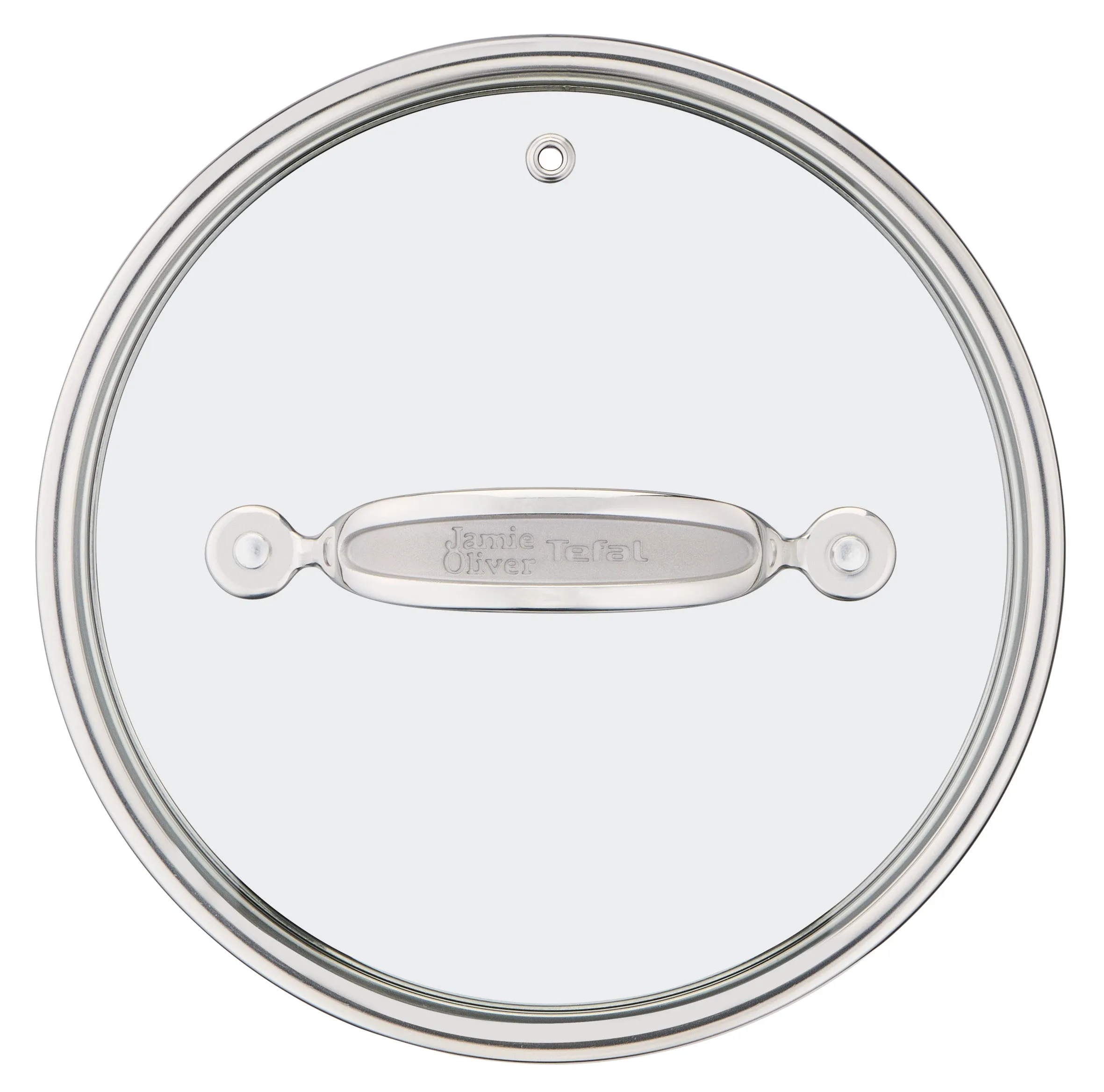 Jamie Oliver by Tefal Cooks Classic Non-Stick Induction Hard Anodised Saucepan   Lid 18cm