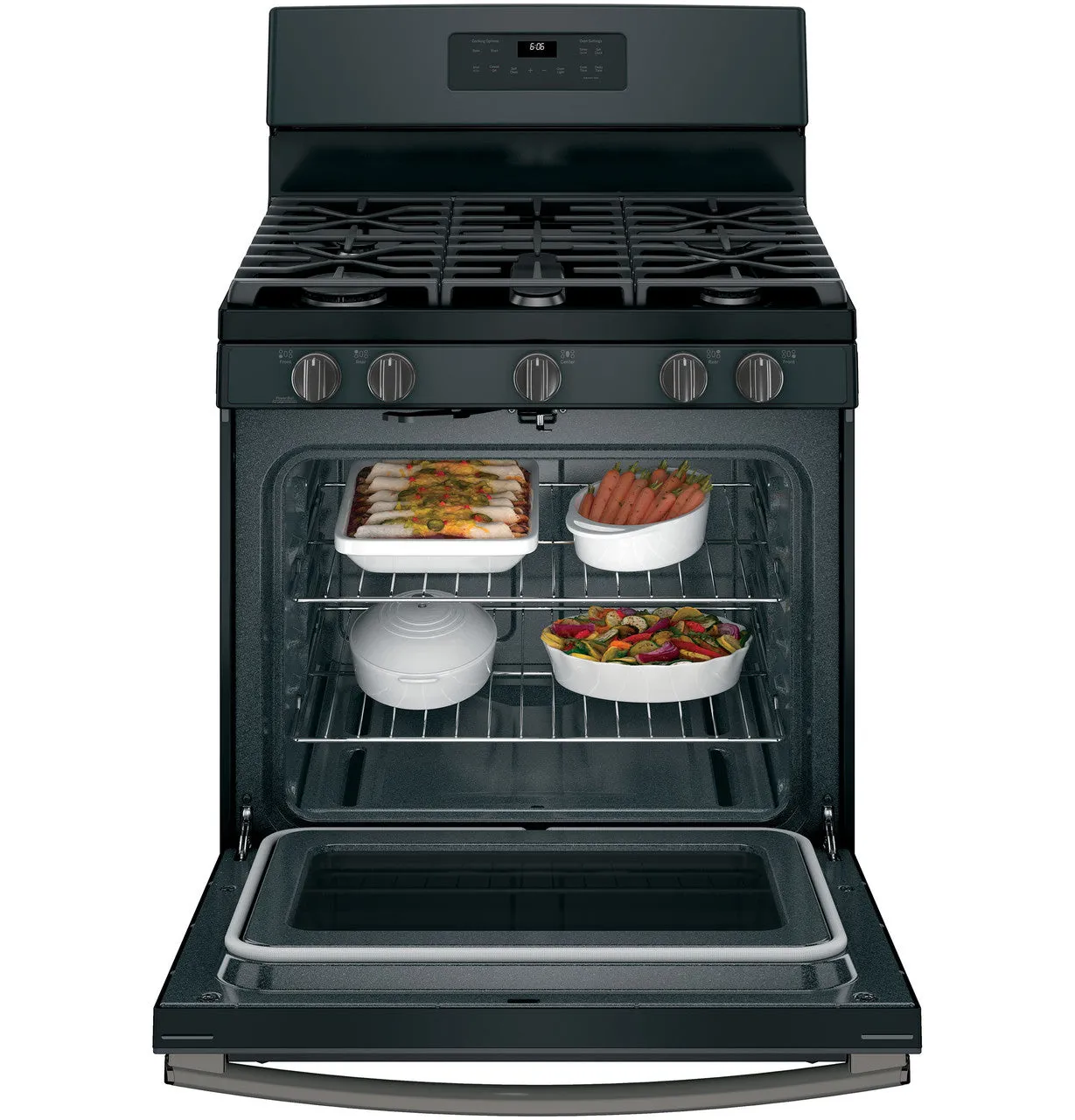 JGB660FEJDS GE® 30" Free-Standing Gas Range