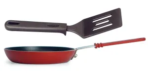 Kitchen Extras Mini Fry Pan Set - Red - Ecolution