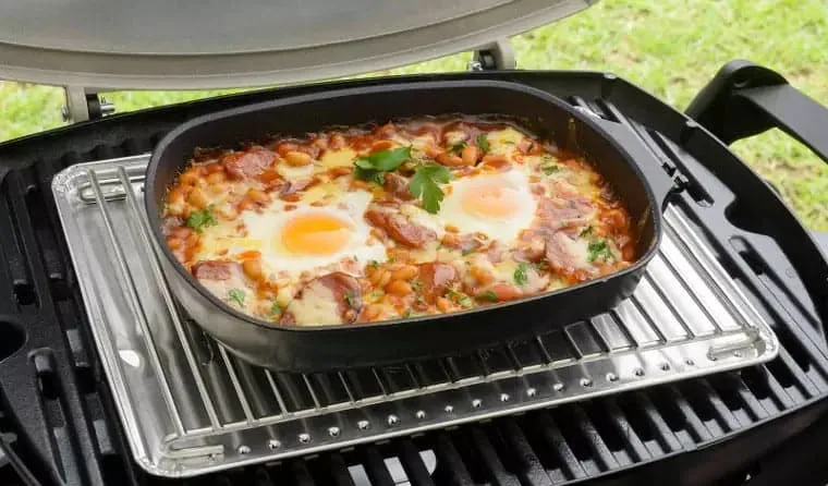 Large Frying Pan for Weber Q BBQs