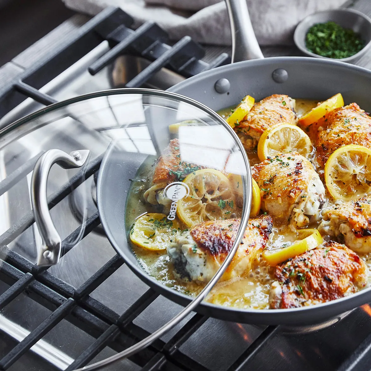 Lima Ceramic Nonstick 12" Frypan with Lid