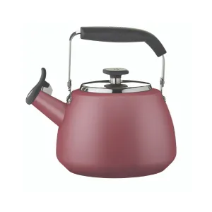 Maritime Red Stainless Steel Stovetop Kettle