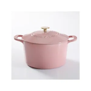 Martha Stewart Cast Iron 7-Qt. Dutch Oven - PINK ONE SIZE
