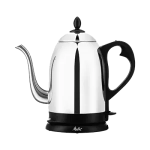 Melitta Pour Easy Deluxe 40oz Stainless Steel Pour-Over Goose Neck Kettle