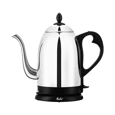 Melitta Pour Easy Deluxe 40oz Stainless Steel Pour-Over Goose Neck Kettle