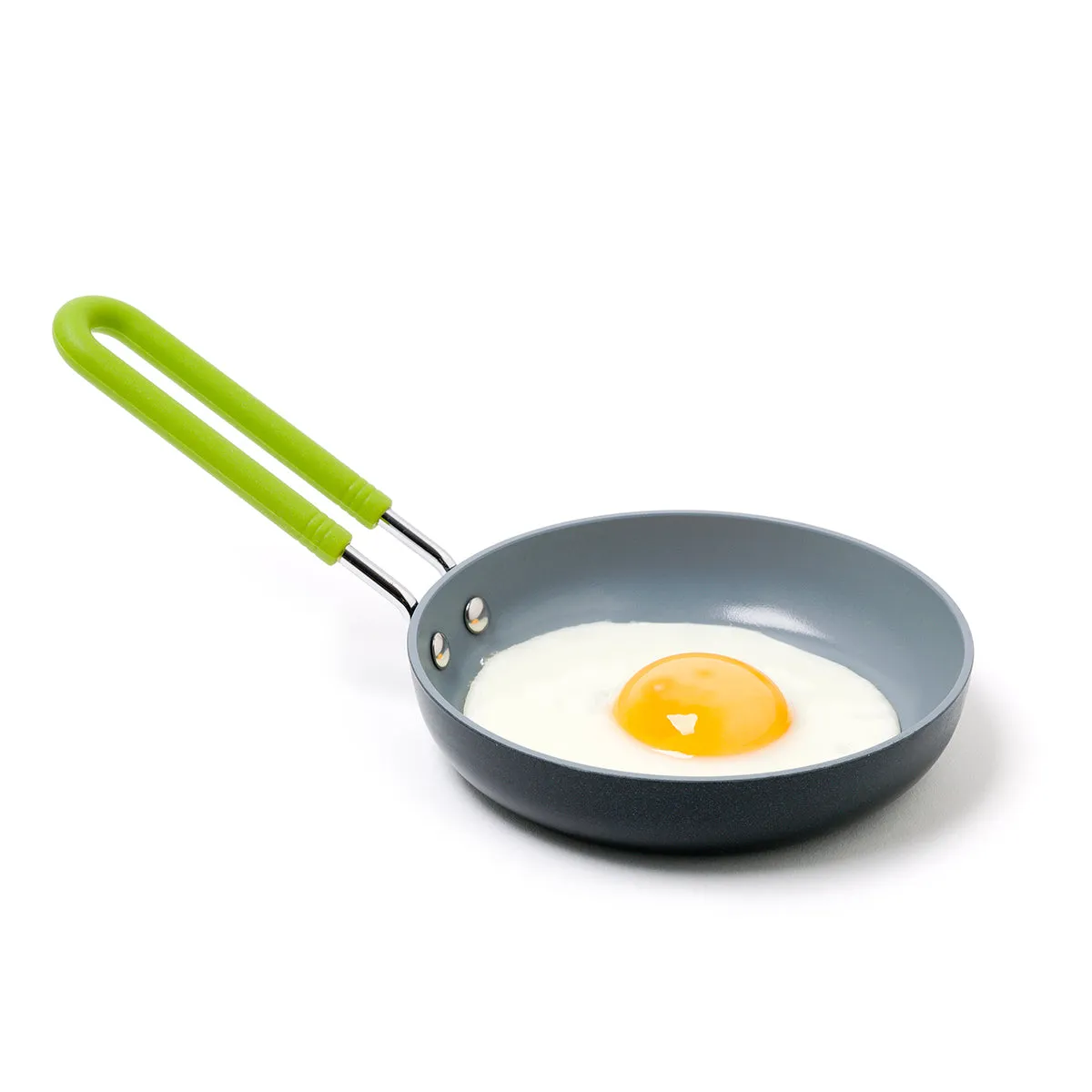 Mini Ceramic Nonstick 5" Round Frypan | Green