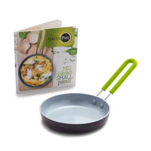 Mini Ceramic Nonstick 5" Round Frypan | Green