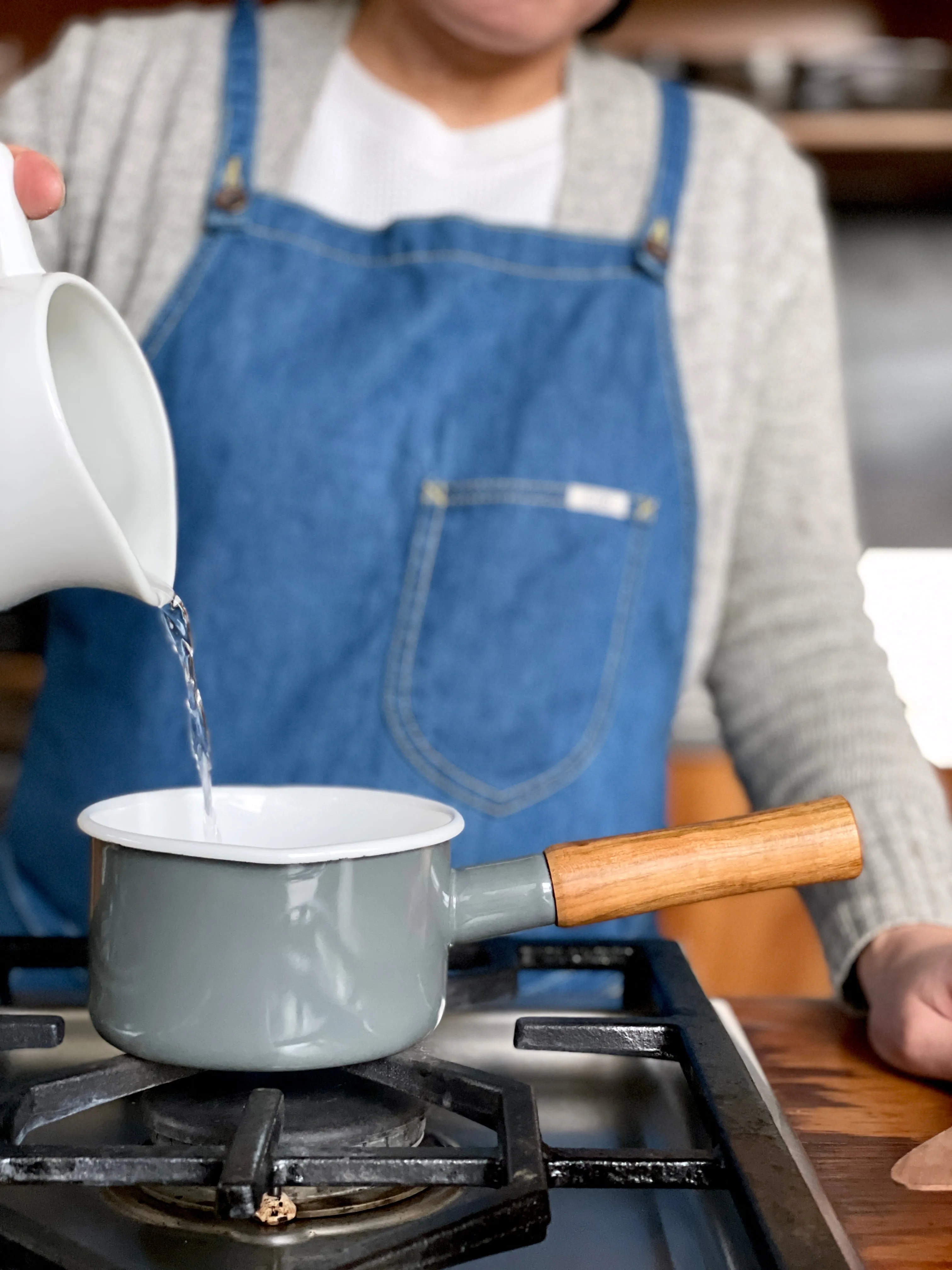 Noda Horo Couleur Enamel Milk Pan 12cm without lid