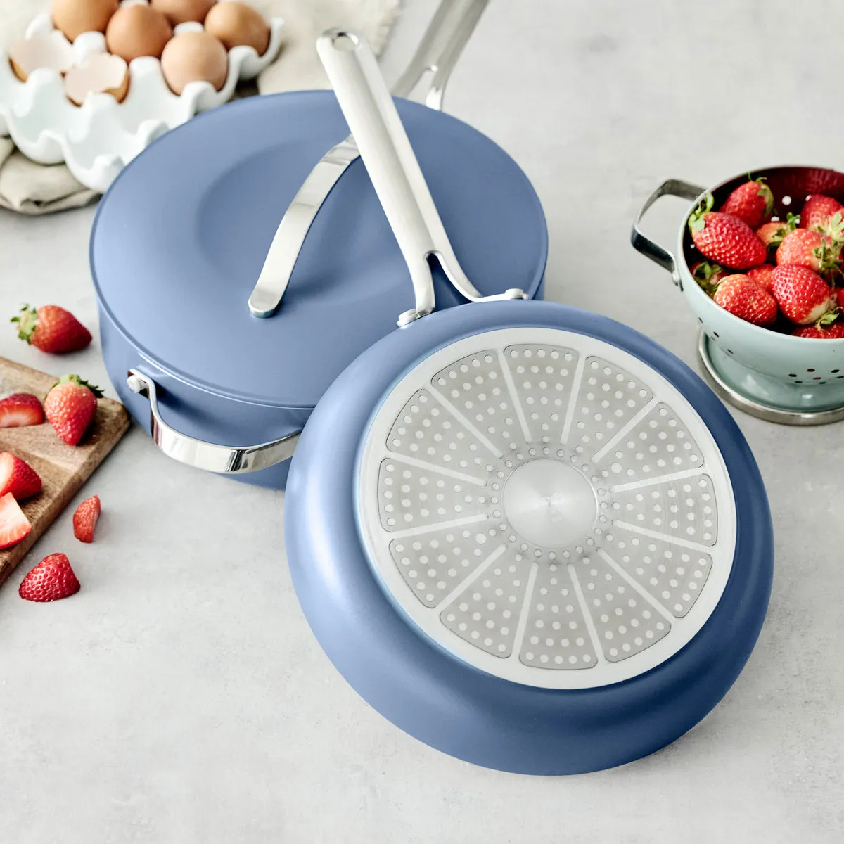 Nova Ceramic Nonstick 10-Piece Cookware Set | Ocean