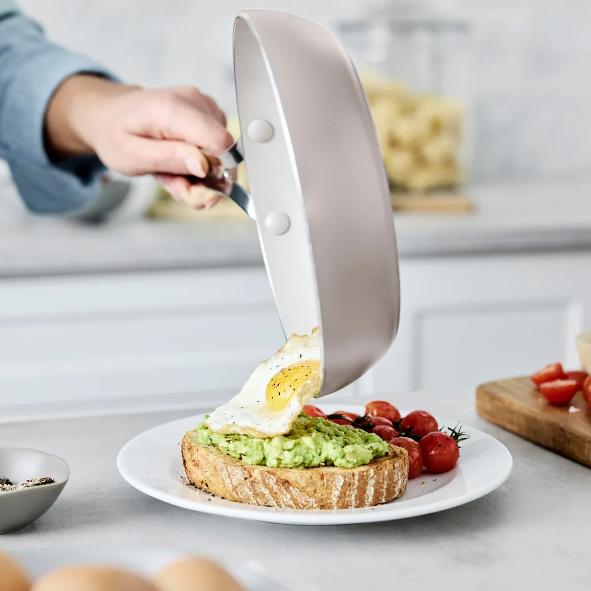 Nova Ceramic Nonstick 8" Frypan | Clay
