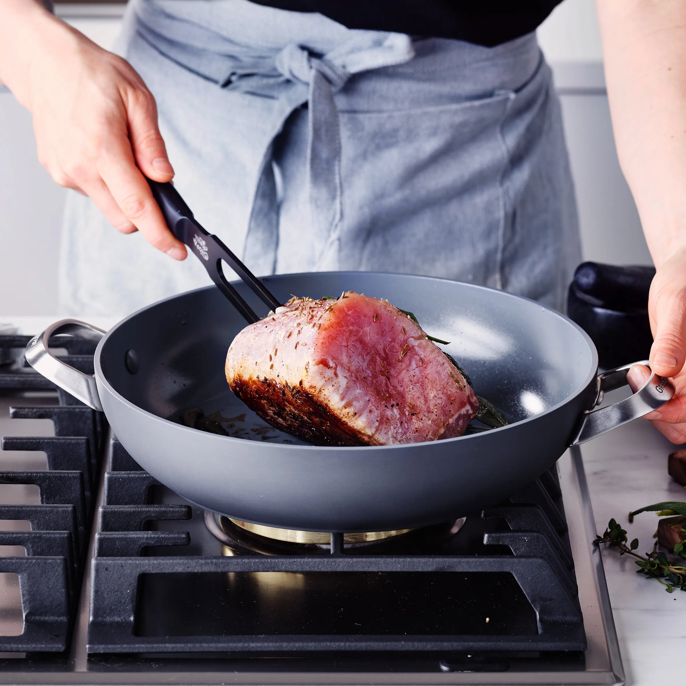 Paris Pro Ceramic Nonstick 11" Everyday Pan with Lid