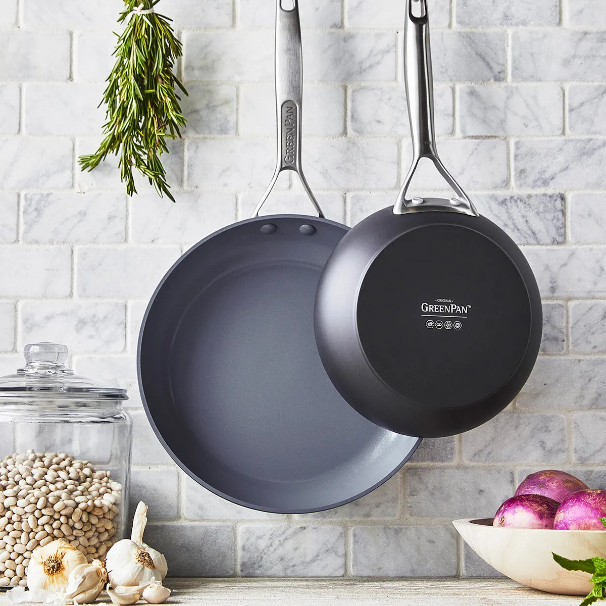 Paris Pro Ceramic Nonstick 8" and 10" Frypan Set
