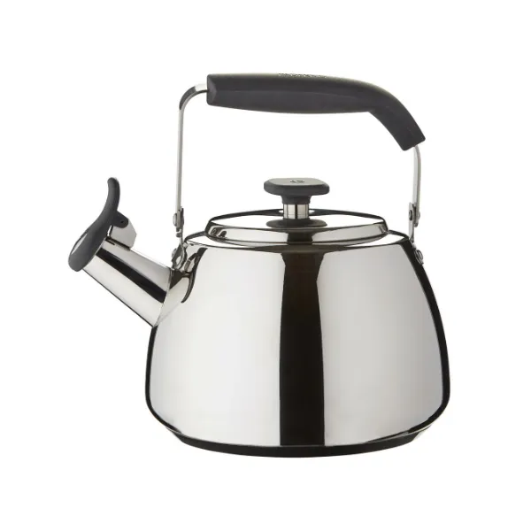 Polished Stainless Steel Stovetop Kettle