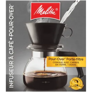 Pour-Over Coffeemaker & Glass Carafe Set - 36oz