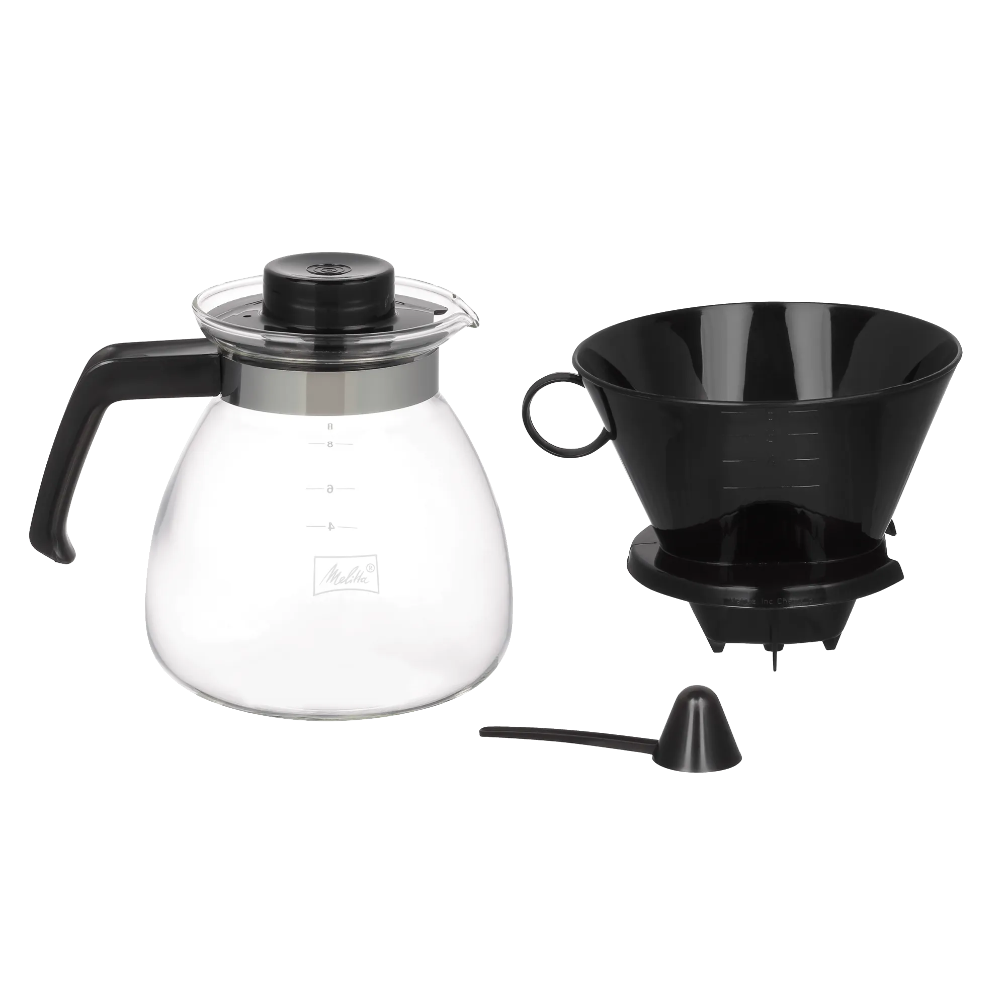 Pour-Over Coffeemaker & Glass Carafe Set (52oz)