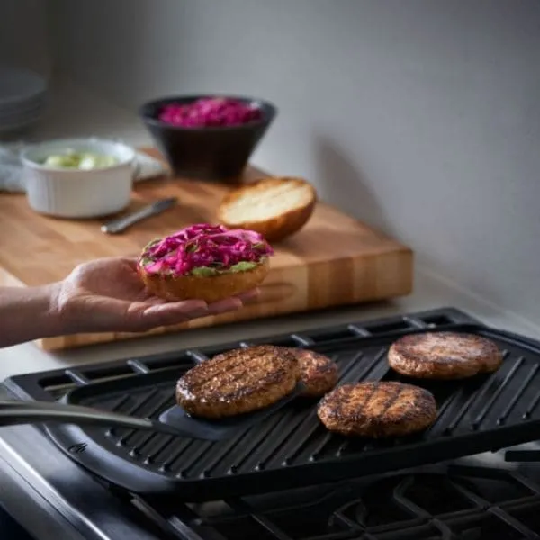 Pre-Seasoned Cast Iron Reversible Grill and Griddle