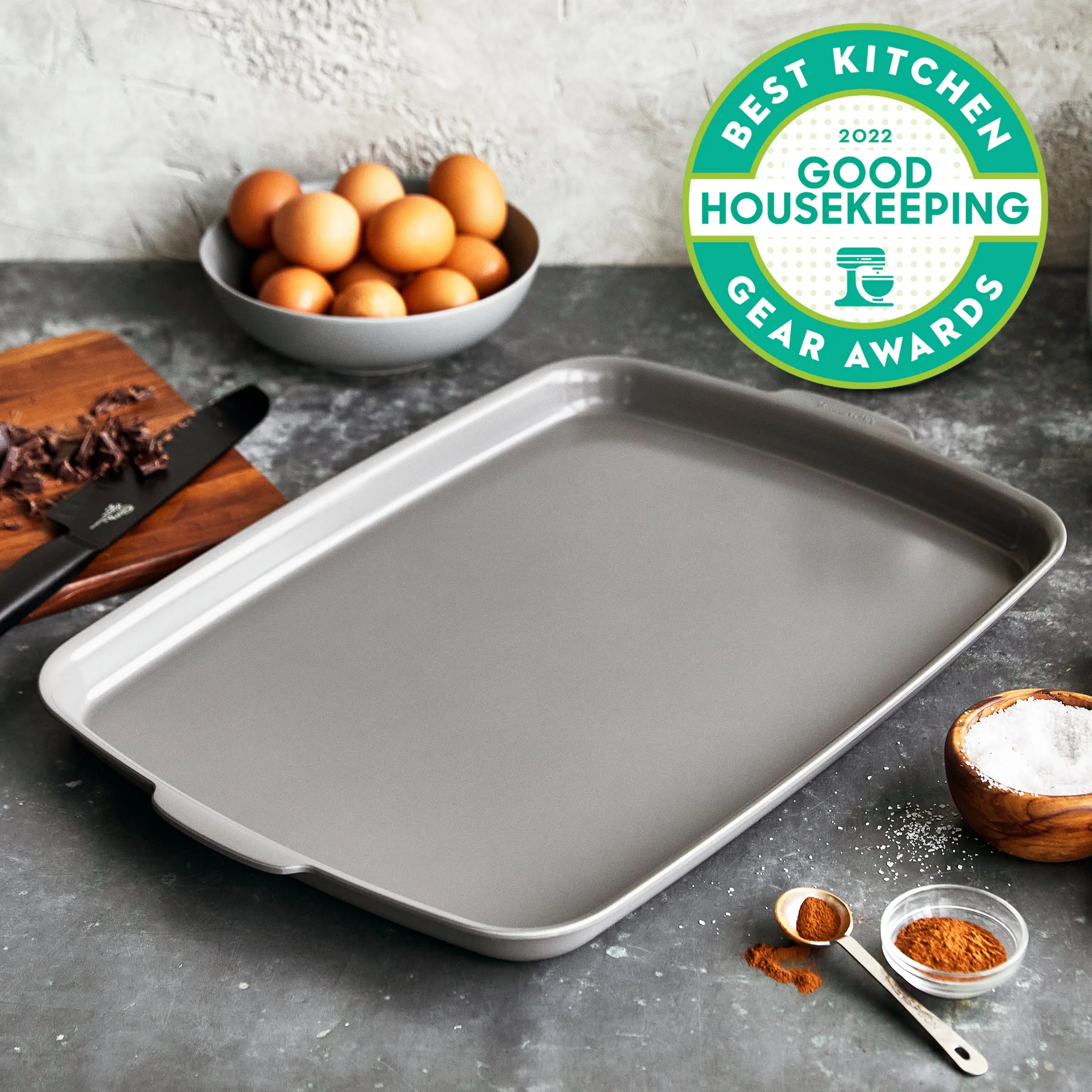 Premiere Ovenware Ceramic Nonstick 18" x 13" Half Sheet Pan