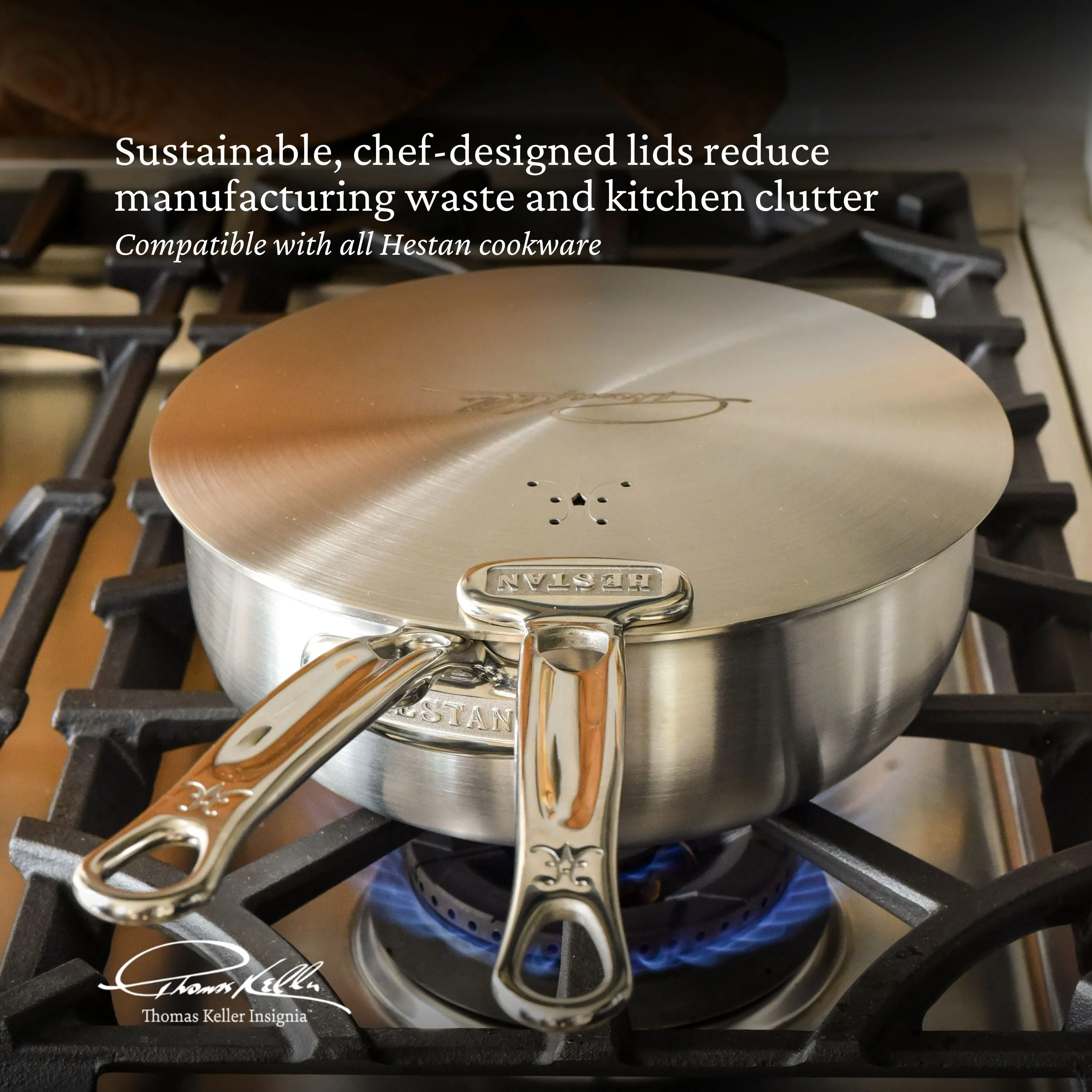 Provisions Commercial Clad Stainless Steel Universal Lid