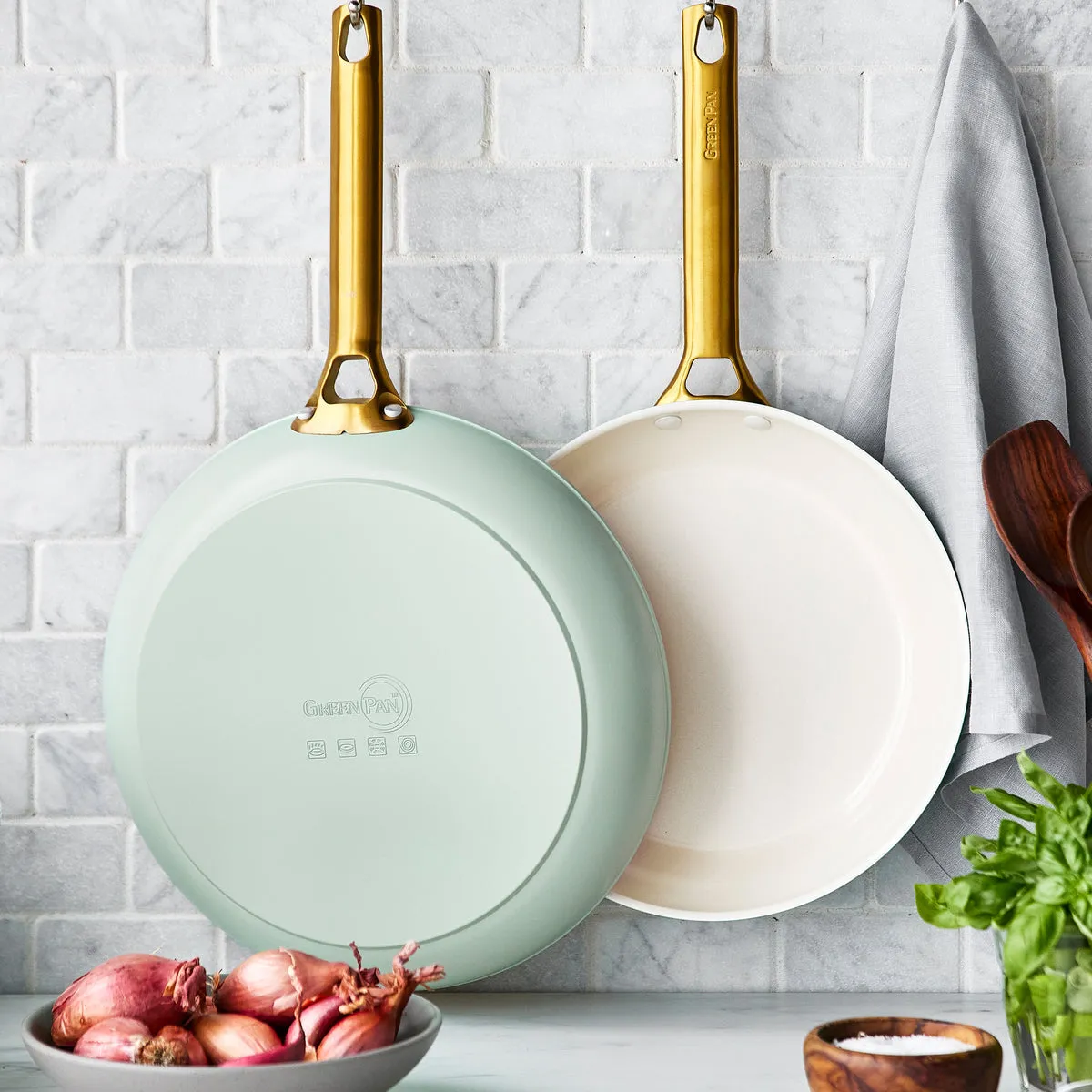 Reserve Ceramic Nonstick 10" and 12" Frypan Set | Julep