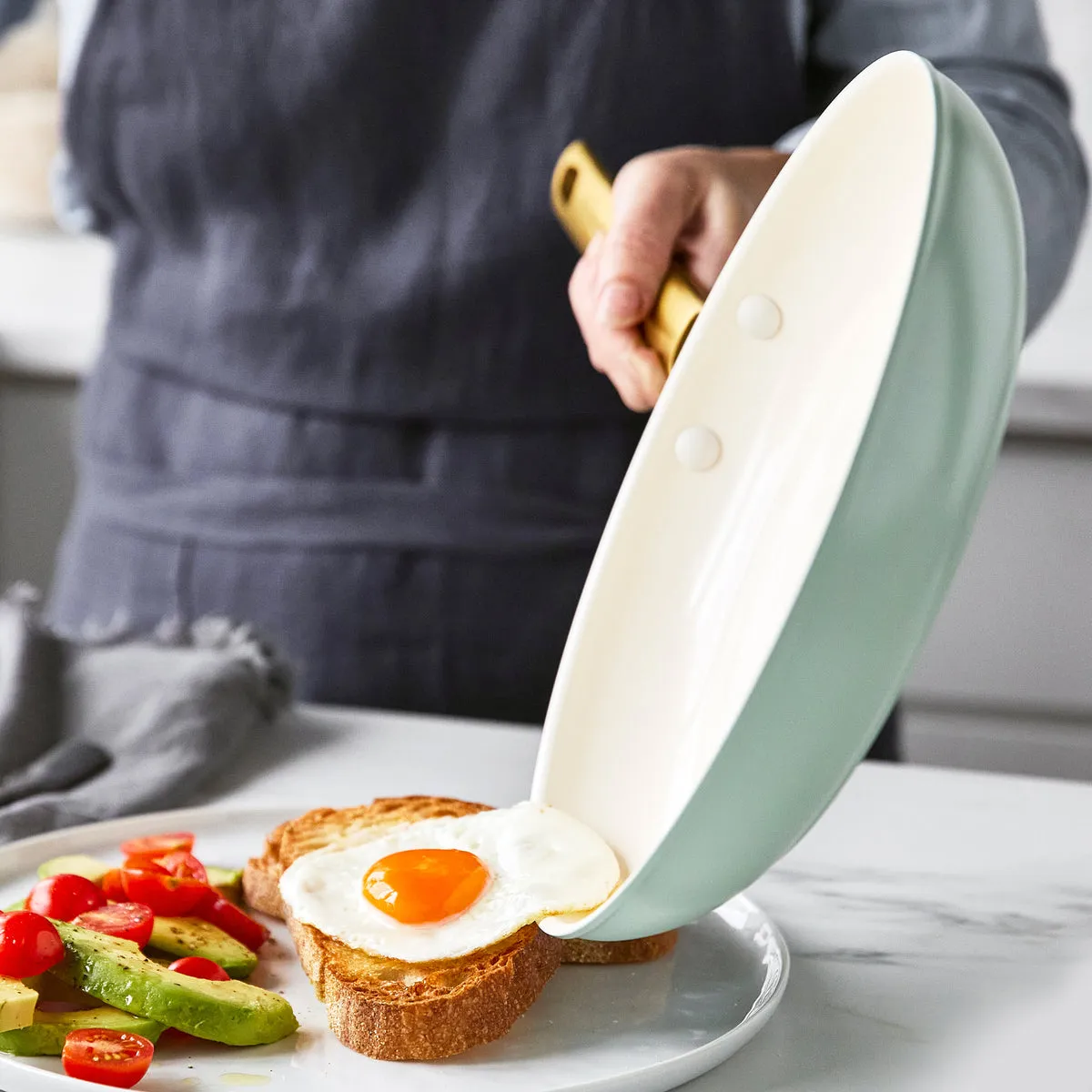 Reserve Ceramic Nonstick 10" and 12" Frypan Set | Julep
