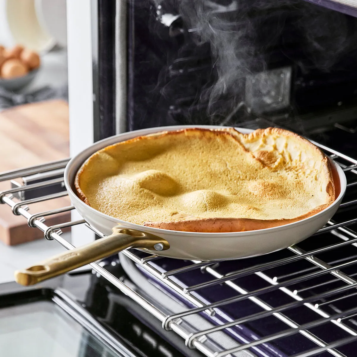 Reserve Ceramic Nonstick 10" and 12" Frypan Set | Taupe