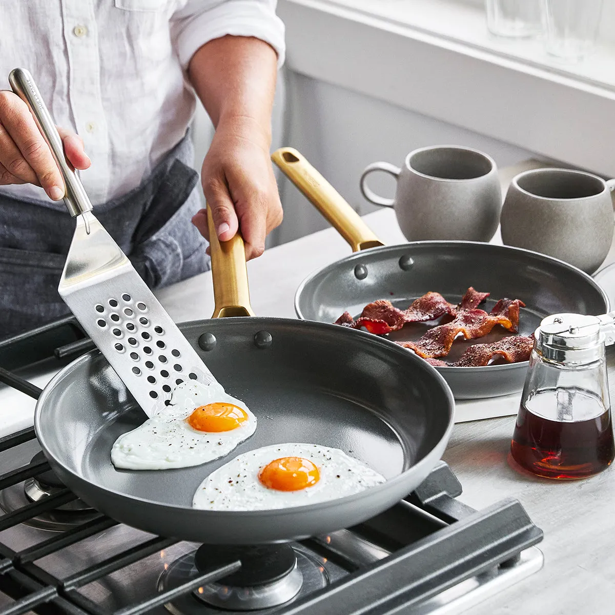Reserve Ceramic Nonstick 8-Piece Cookware Set | Charcoal