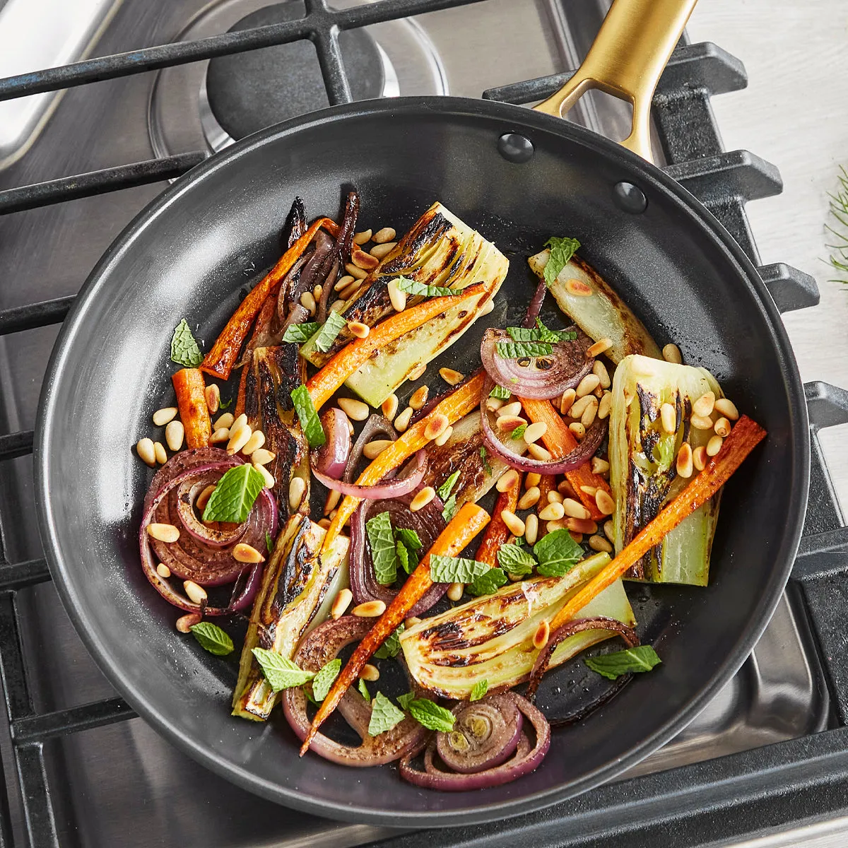 Reserve Ceramic Nonstick 8", 10" and 12" Frypan Set | Black