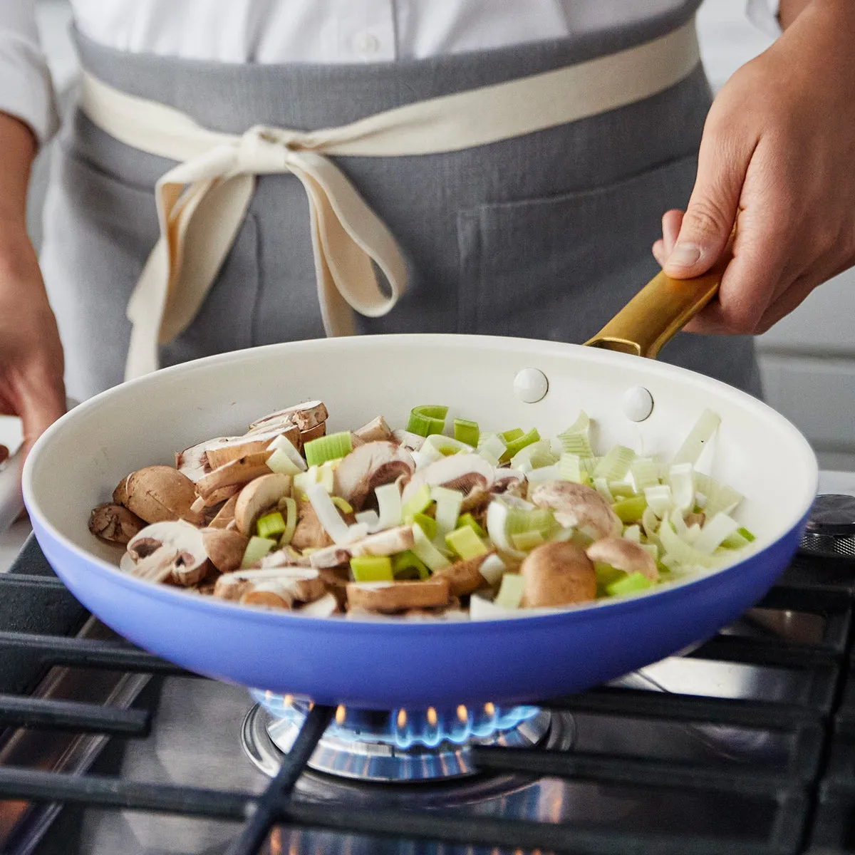 Reserve Ceramic Nonstick 8", 10" and 12" Frypan Set | Wisteria