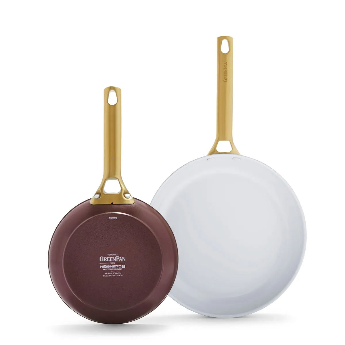 Reserve Ceramic Nonstick 8" and 11" Frypan Set | Burgundy