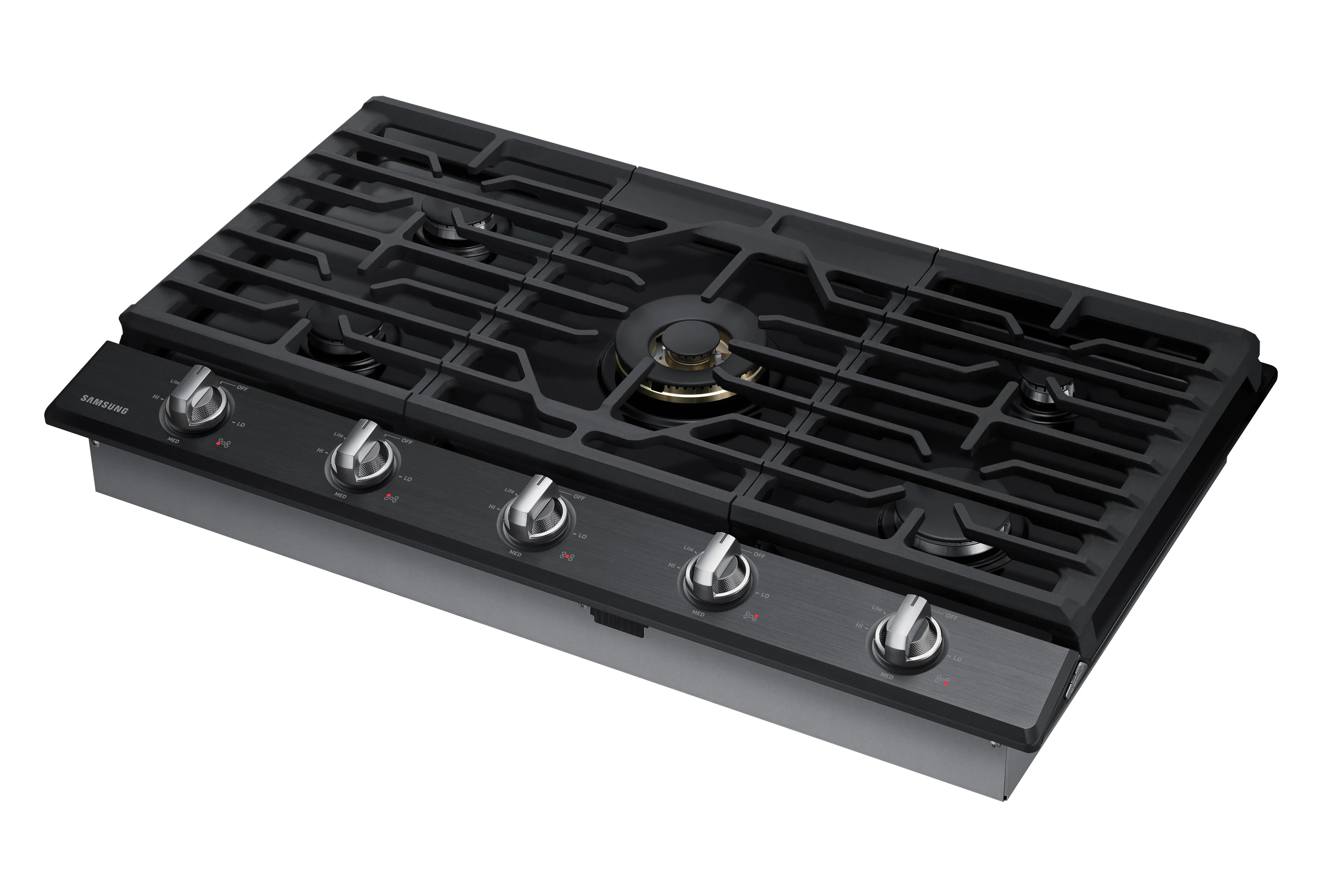 Samsung Black Stainless Steel 36" Gas Cooktop - NA36N7755TG/AA