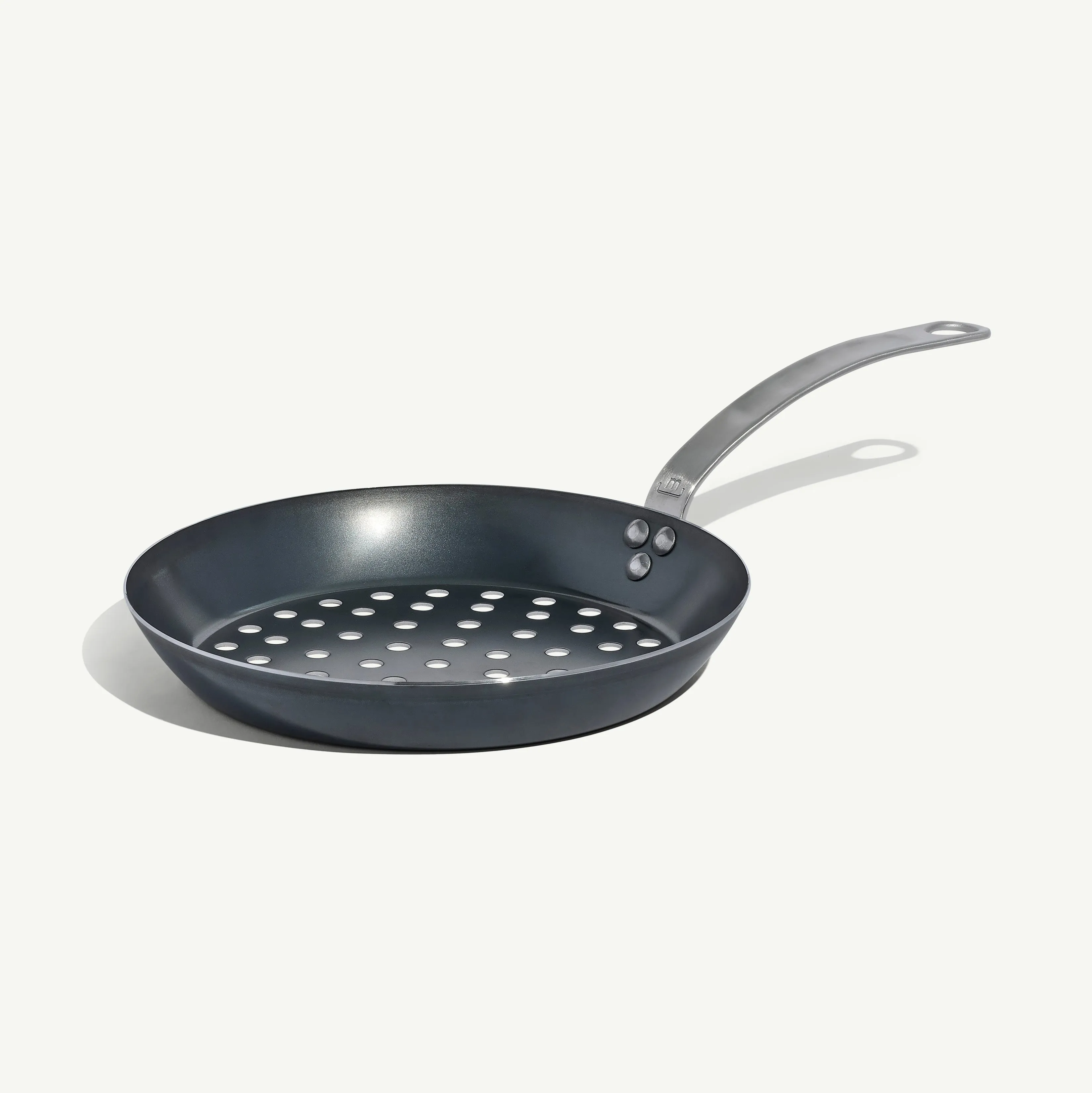 Seasoned Carbon Steel Grill Frying Pan