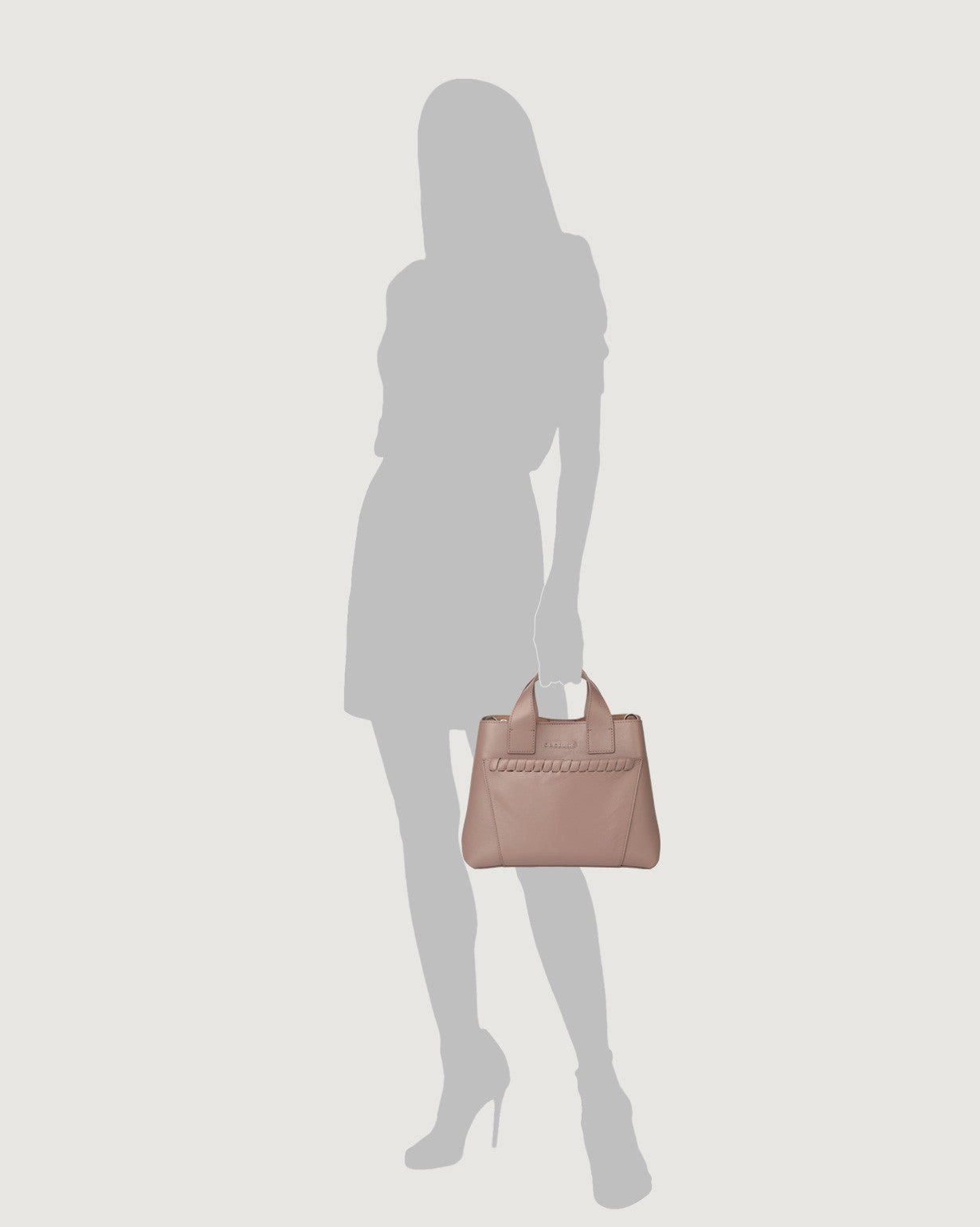 Small Bag with Two Handles Nora - Bow