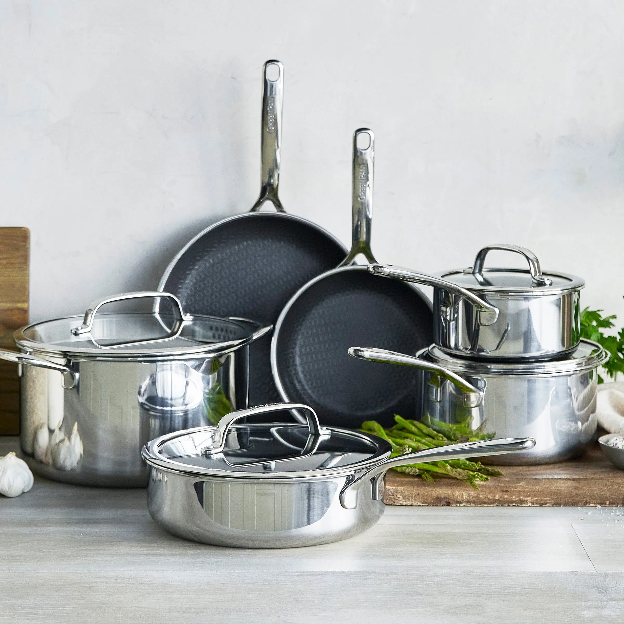 Spectra Thermobond Hybrid Ceramic Nonstick 10-Piece Cookware Set