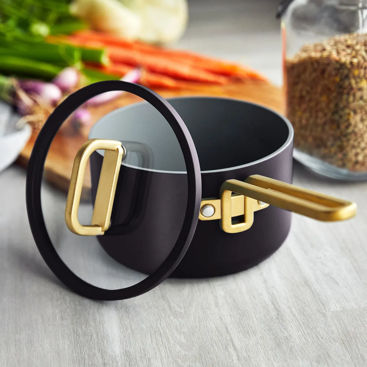 Stanley Tucci™ Ceramic Nonstick 3-Piece Mini Set | Calabrian Fig