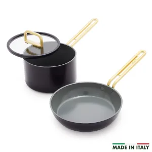 Stanley Tucci™ Ceramic Nonstick 3-Piece Mini Set | Calabrian Fig