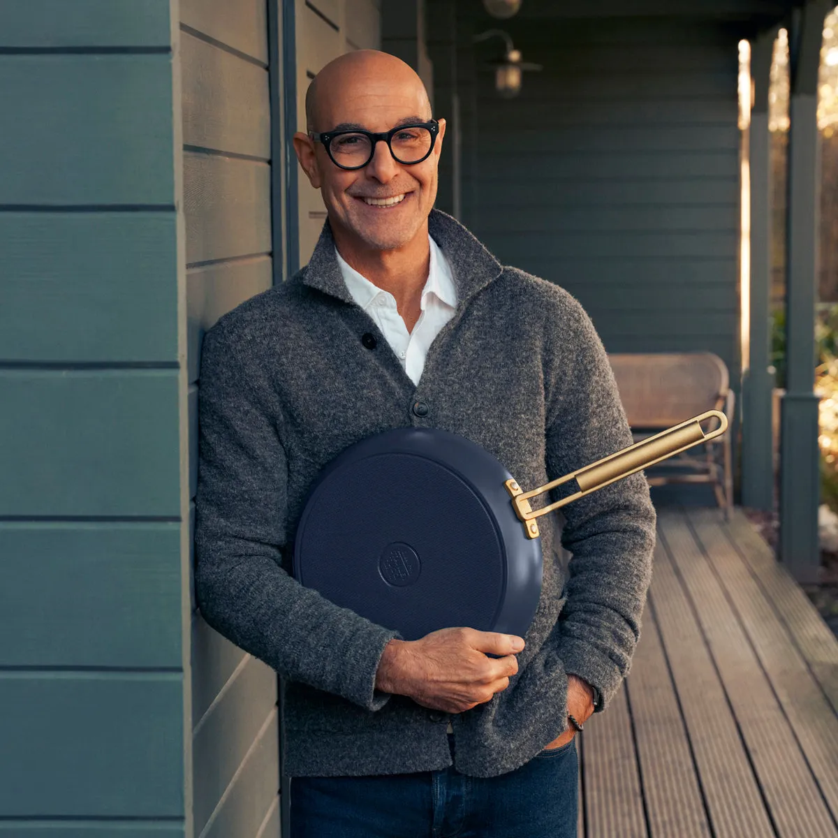 Stanley Tucci™ Ceramic Nonstick 4-Piece Saucepan Set | Marino Blue