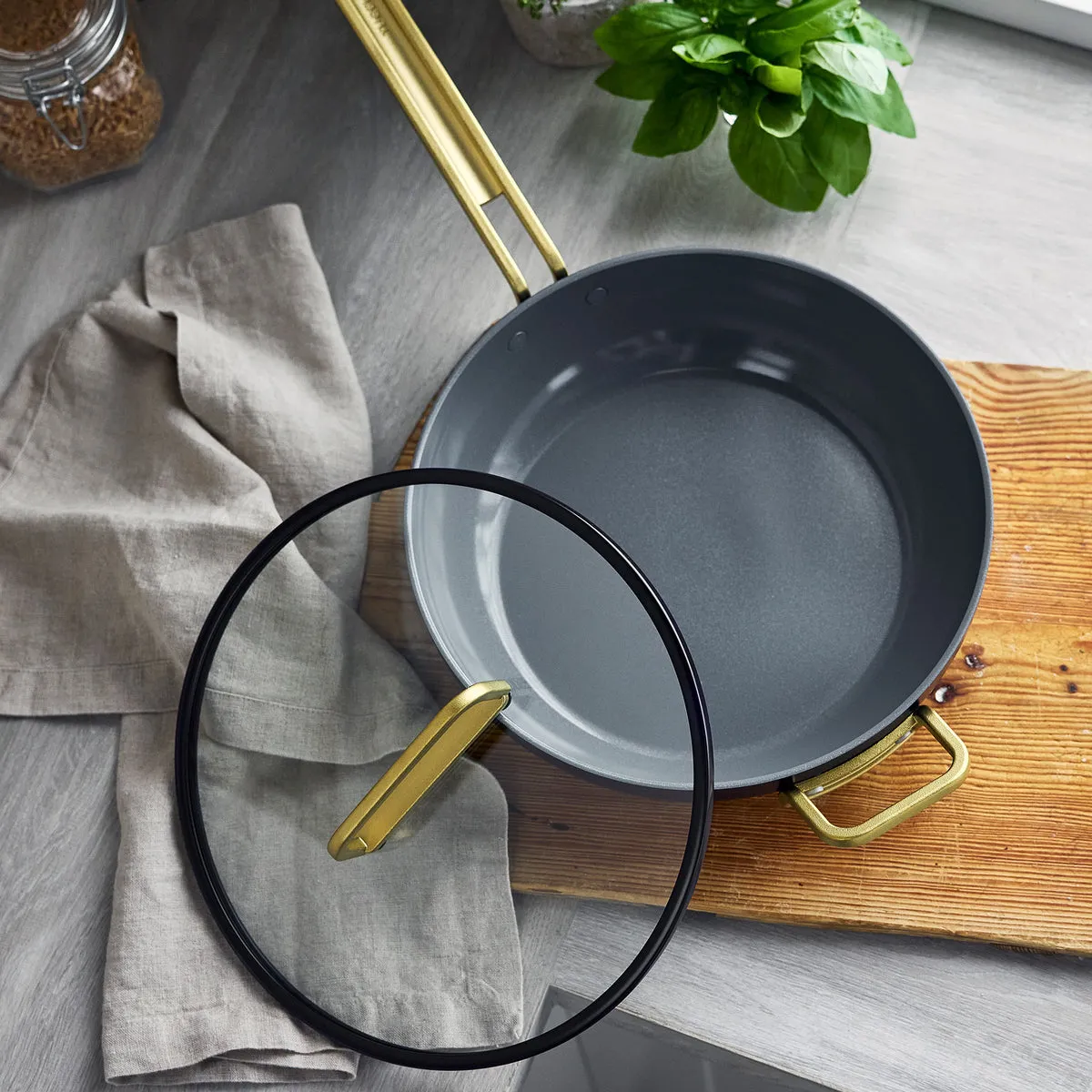 Stanley Tucci™ Ceramic Nonstick 4.5-Quart Stanley Pan Jr. | Calabrian Fig