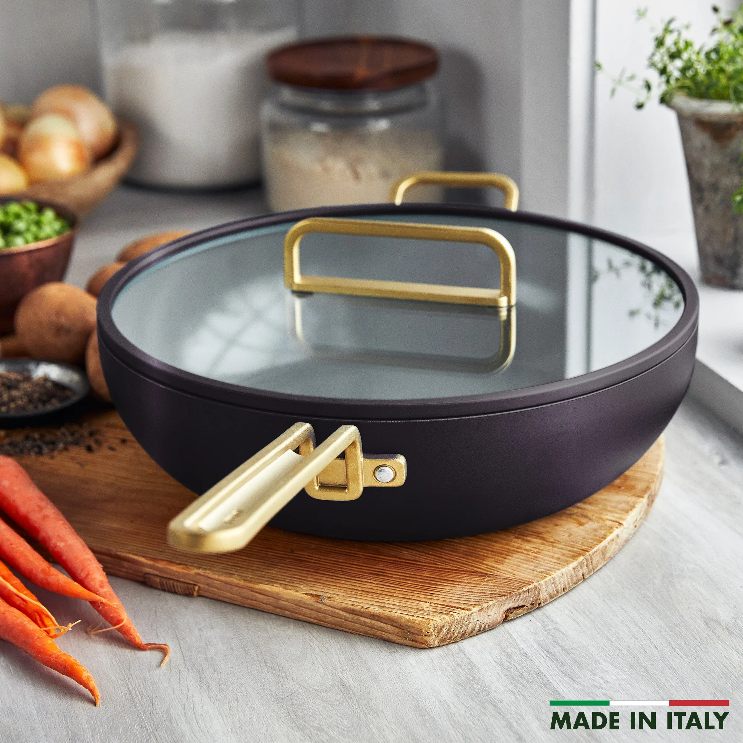 Stanley Tucci™ Ceramic Nonstick 6.5-Quart Essential Stanley Pan | Calabrian Fig