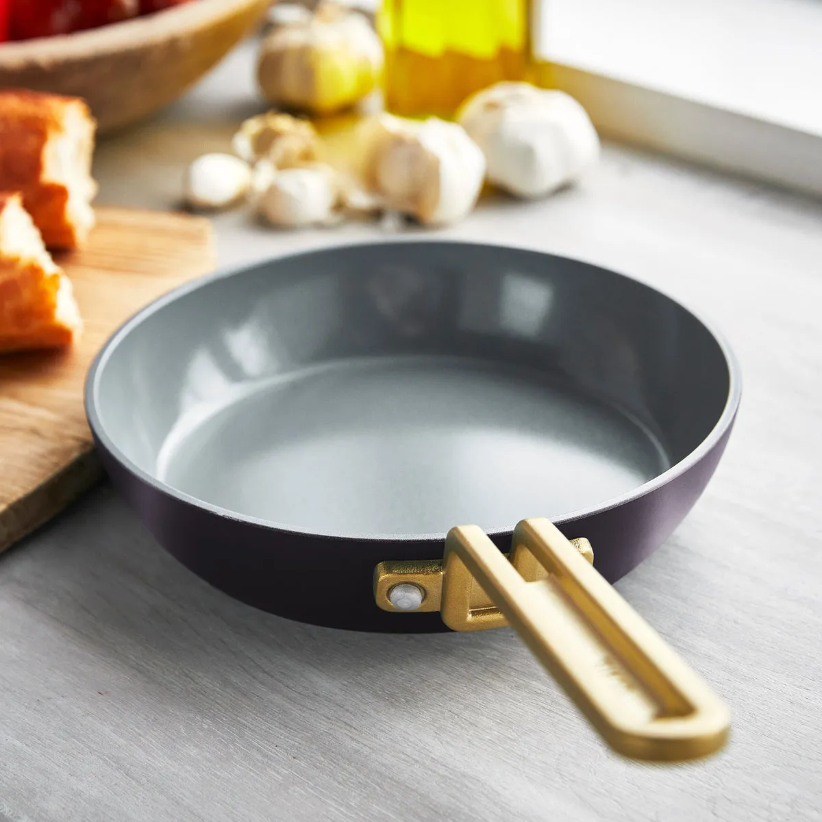 Stanley Tucci™ Ceramic Nonstick 8" and 10" Frypan Set | Calabrian Fig