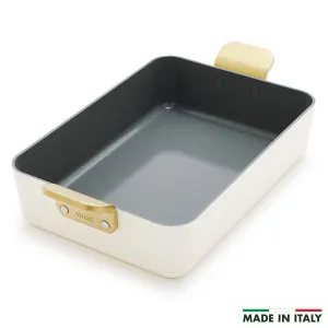 Stanley Tucci™ Ceramic Nonstick Lasagna Pan | Carrara White