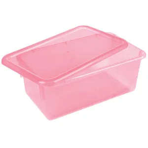 Stowaway Totes with Lids - Strawberry