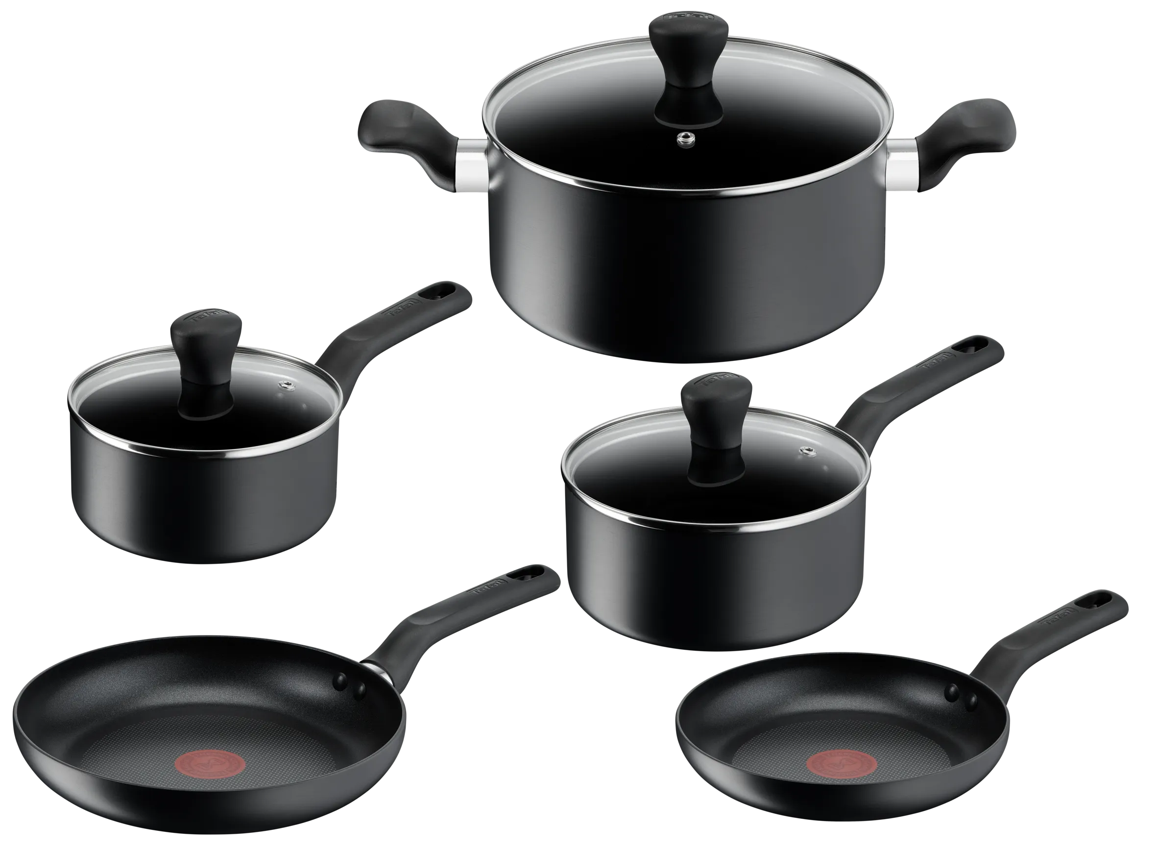 Tefal Comfort Hard Anodised Non-Stick 5pc Set