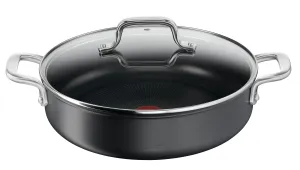 Tefal Premium Specialty Hard Anodised Induction Non-Stick Chef Pan 30cm   Lid