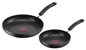 Tefal Specialty Hard Anodised Non-Stick Twin Pack Frypans 20/26cm