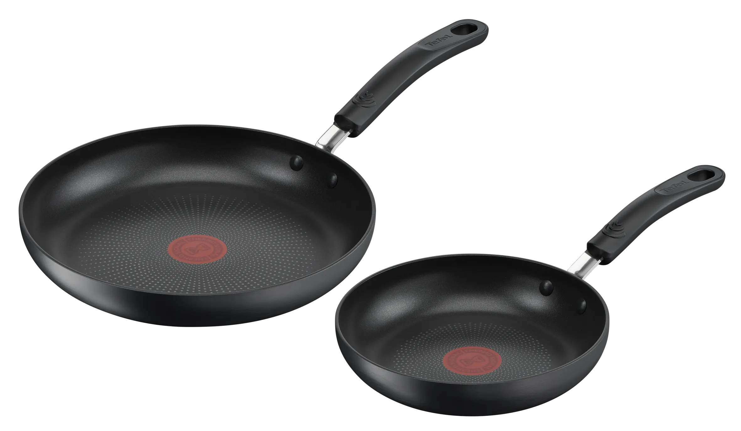 Tefal Specialty Hard Anodised Non-Stick Twin Pack Frypans 20/26cm