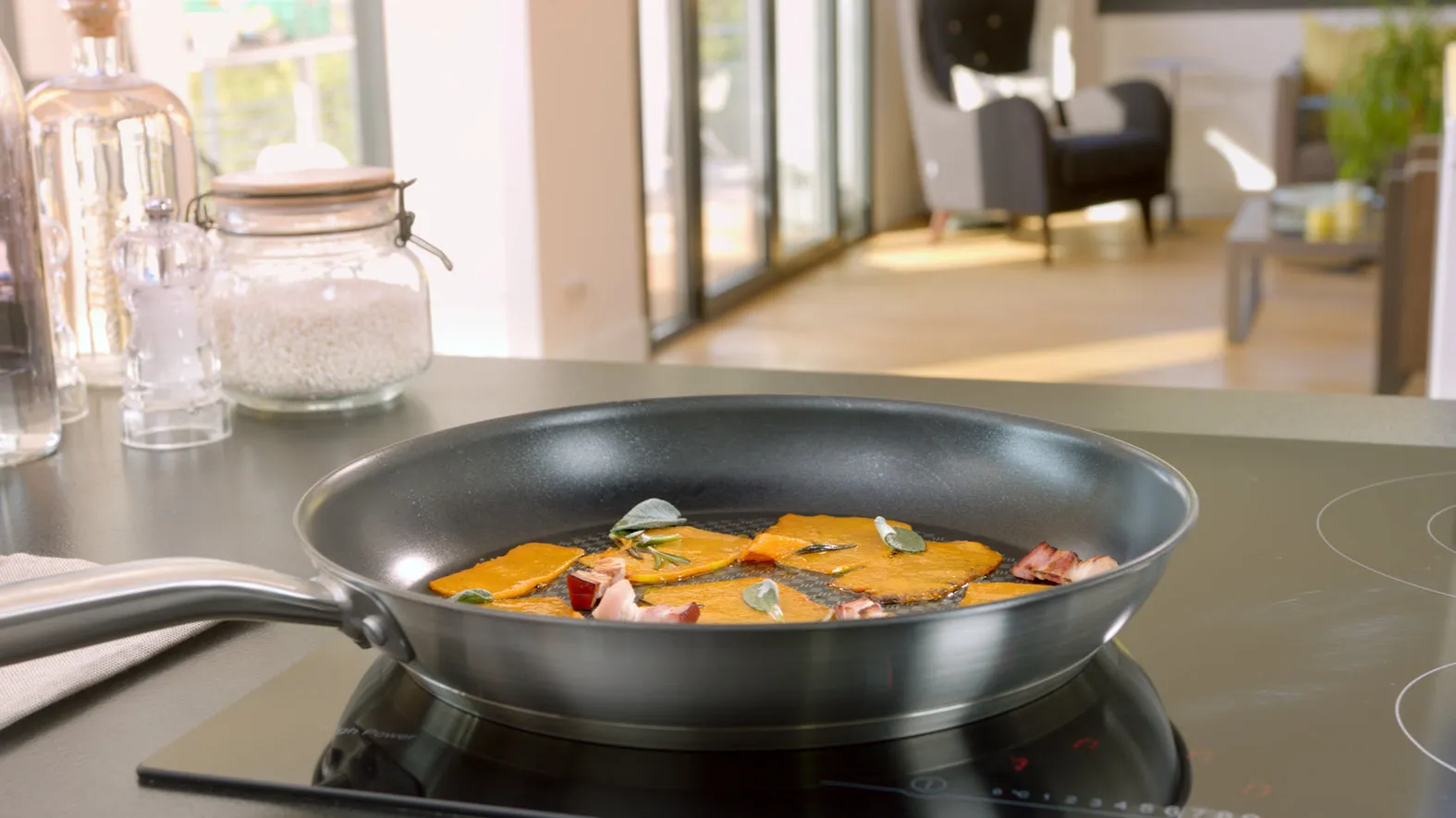 Tefal Virtuoso Stainless Steel Induction Non-Stick Frypan 30cm